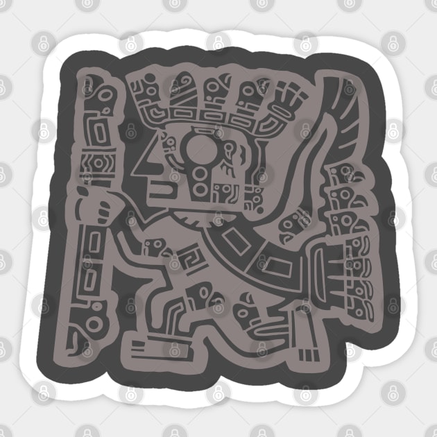 Viracocha the Creator God Sticker by idrockthat